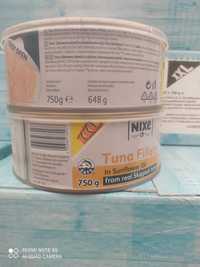 Тунець(750 гр).Tuna Fillets (Nixe)