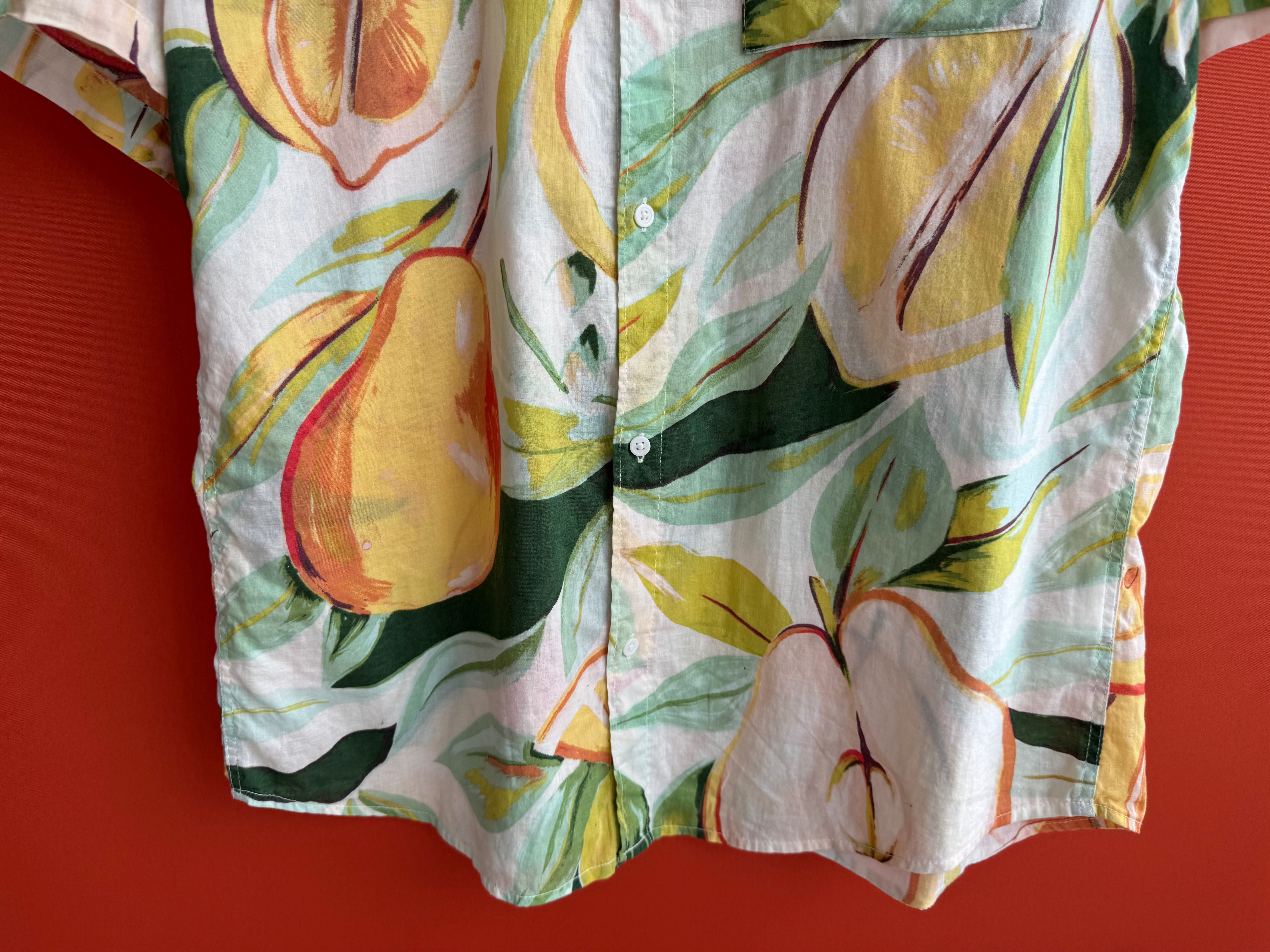 H&M чоловіча літня сорочка рубашка з коротким рукавом поло розмір M