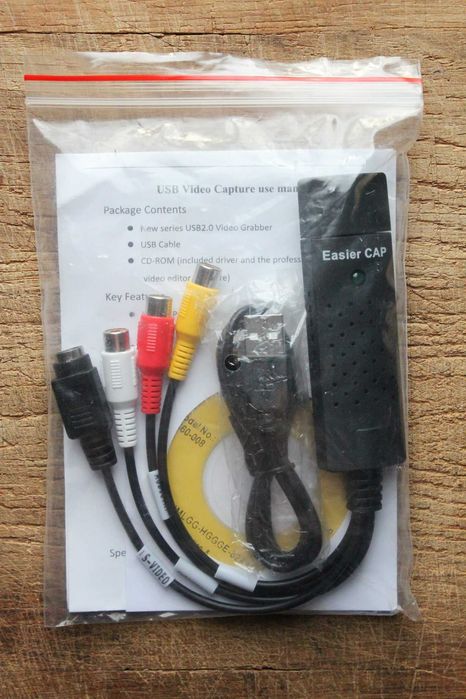 Easy CAPTURE Карта Захвата и Оцифровки Видео USB (MODEL No.: DC60-008)