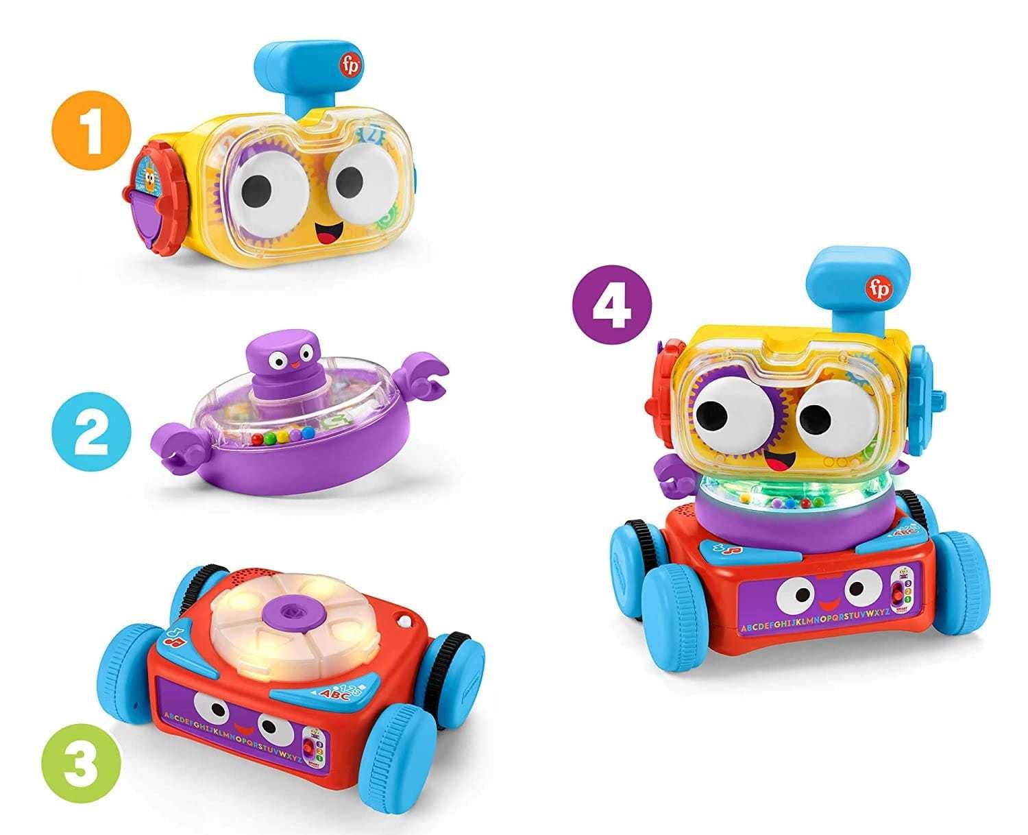 Zabawka FisherPrice Uczący Przyjaciel Robot 4 w 1 j francuski
