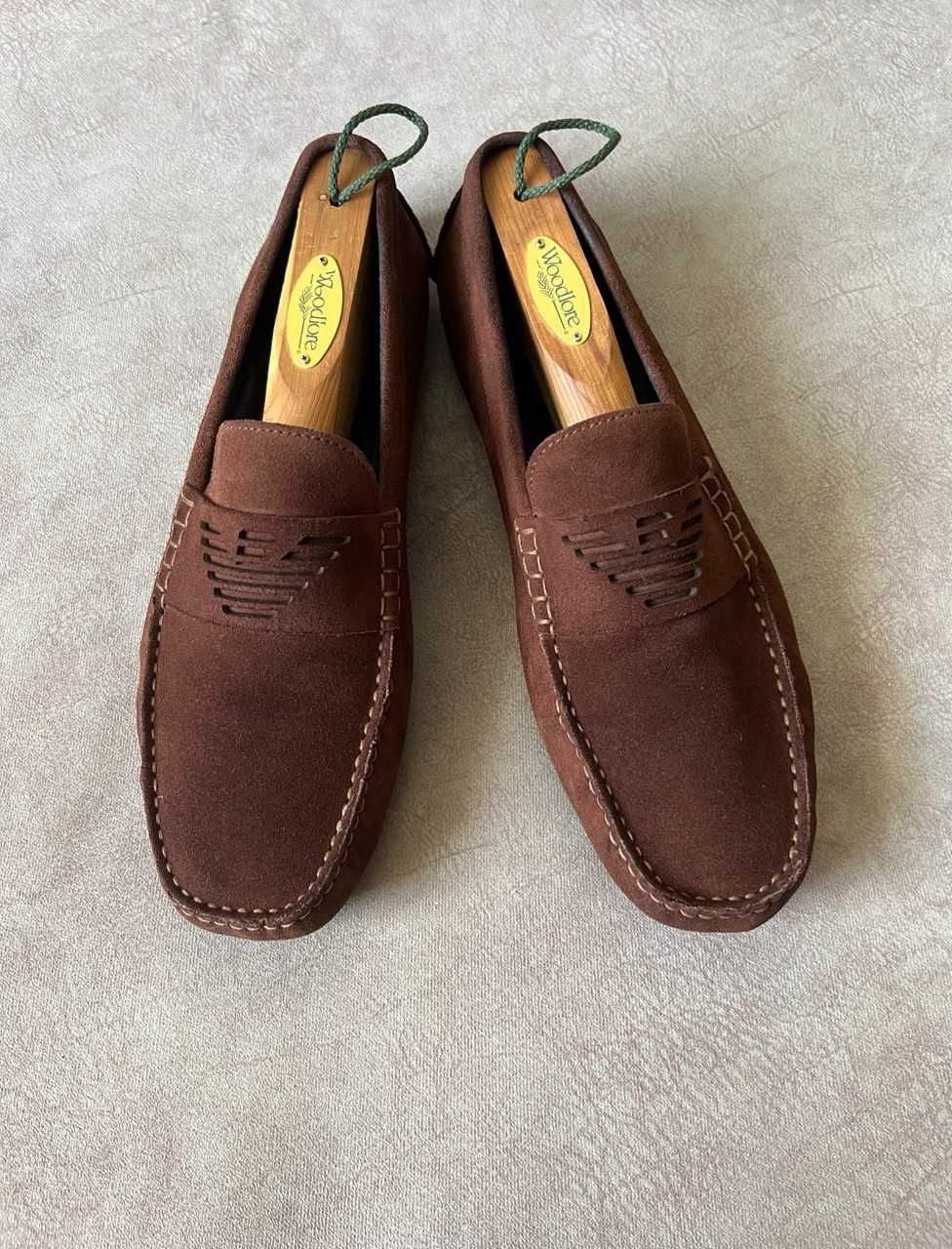 Оригінальні Замшеві Мокасини Giorgio Armani 41р