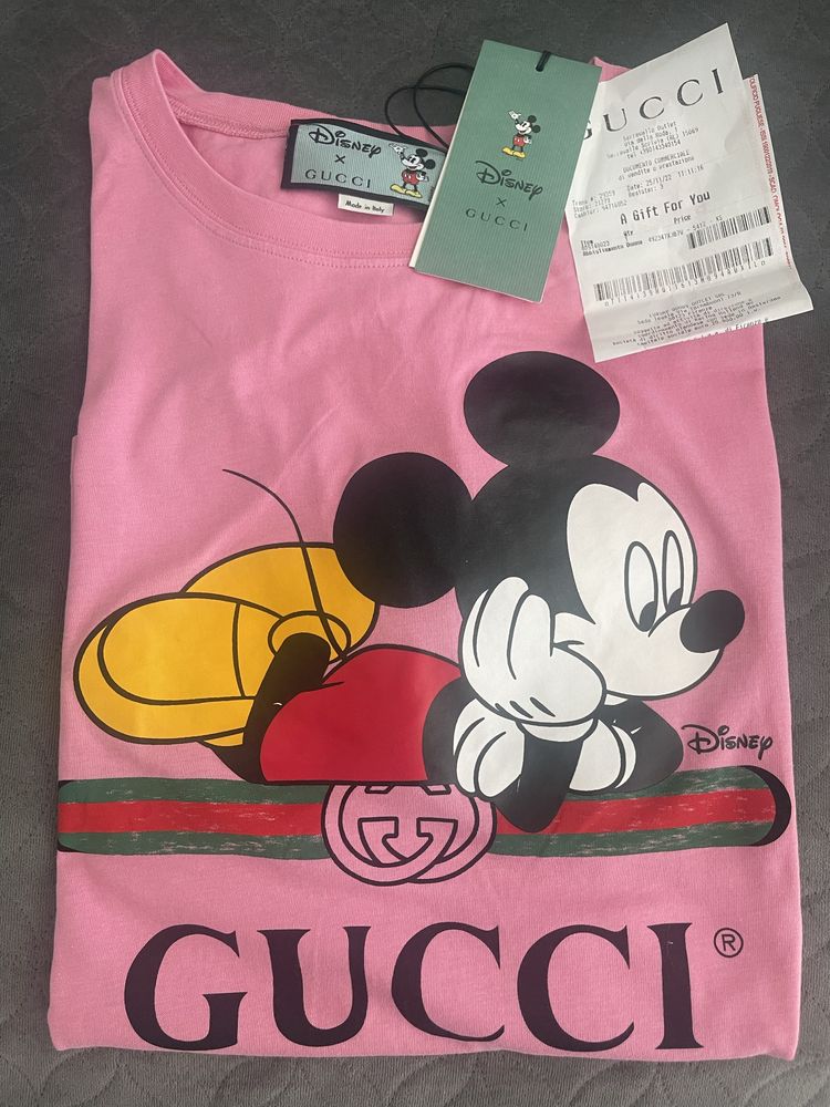 Gucci oryginalny t-shirt Myszka Miki S