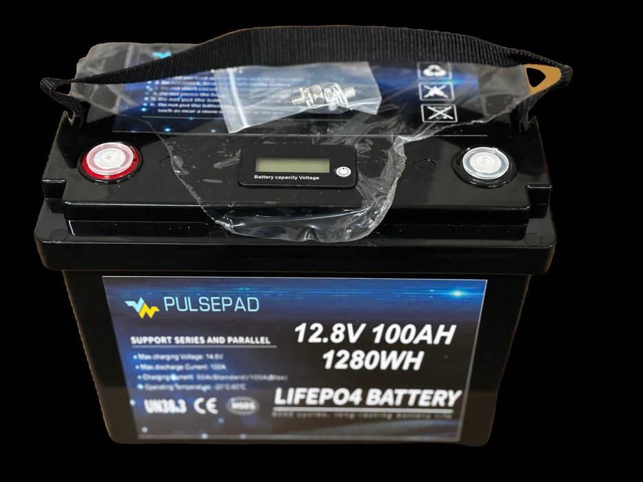 Акумулятор Pulsepad 12V 100AH LiFePO4 УЦІНКА НЕ РОБОЧИЙ ДИСПЛЕЙ