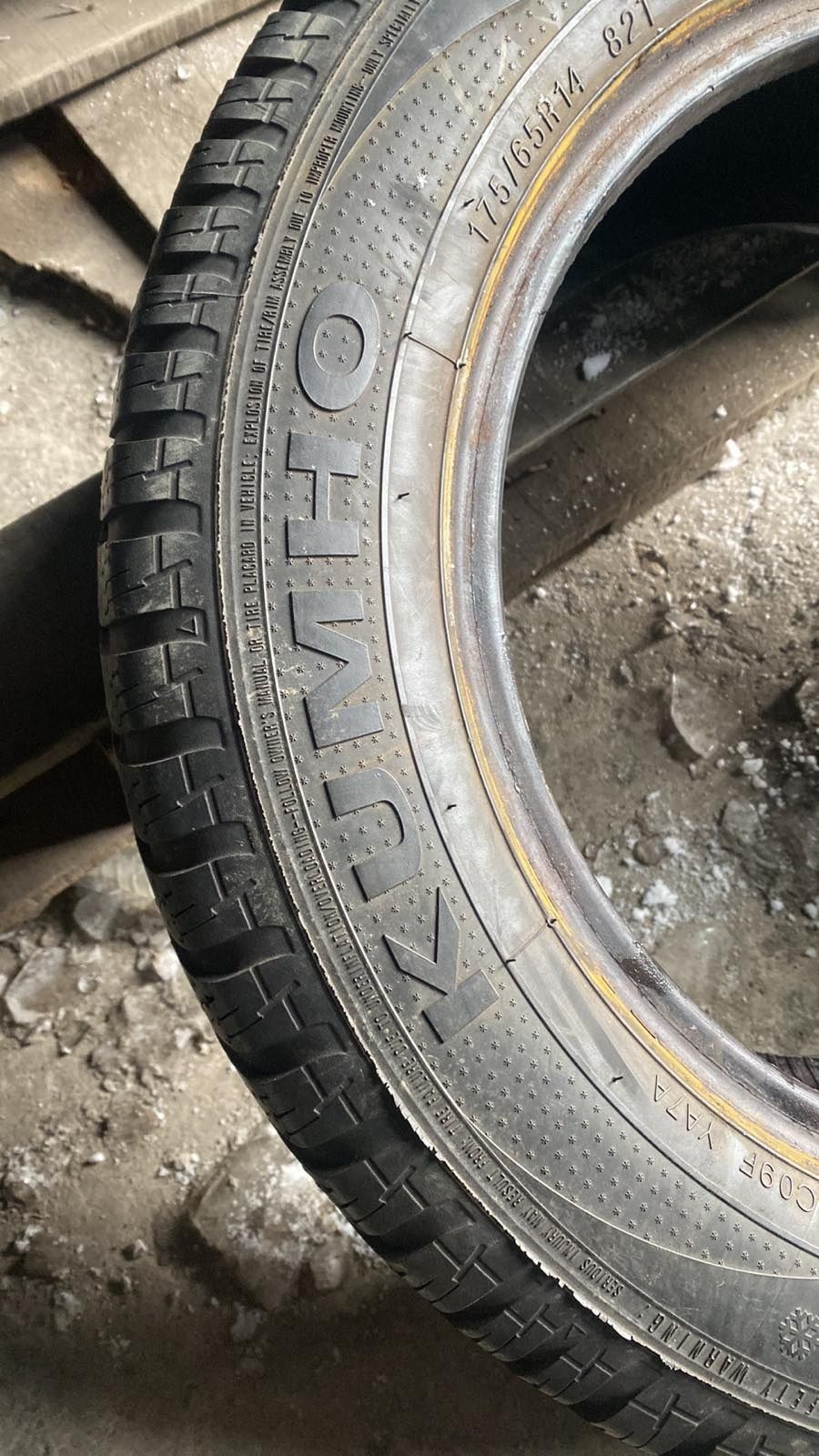 175.65.14 Kumho 2шт зима шини резина з Европи БВ склад Харків Шиномонт