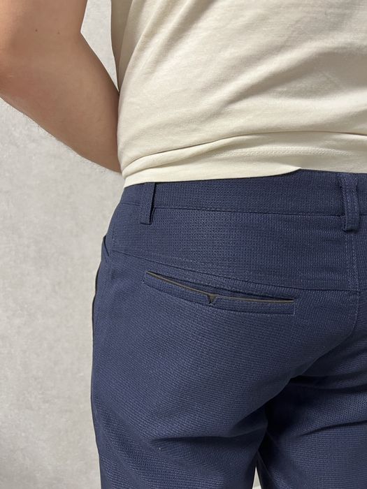 Брюки чоловічі, Нові штани чоловічі сині, нарядні штани