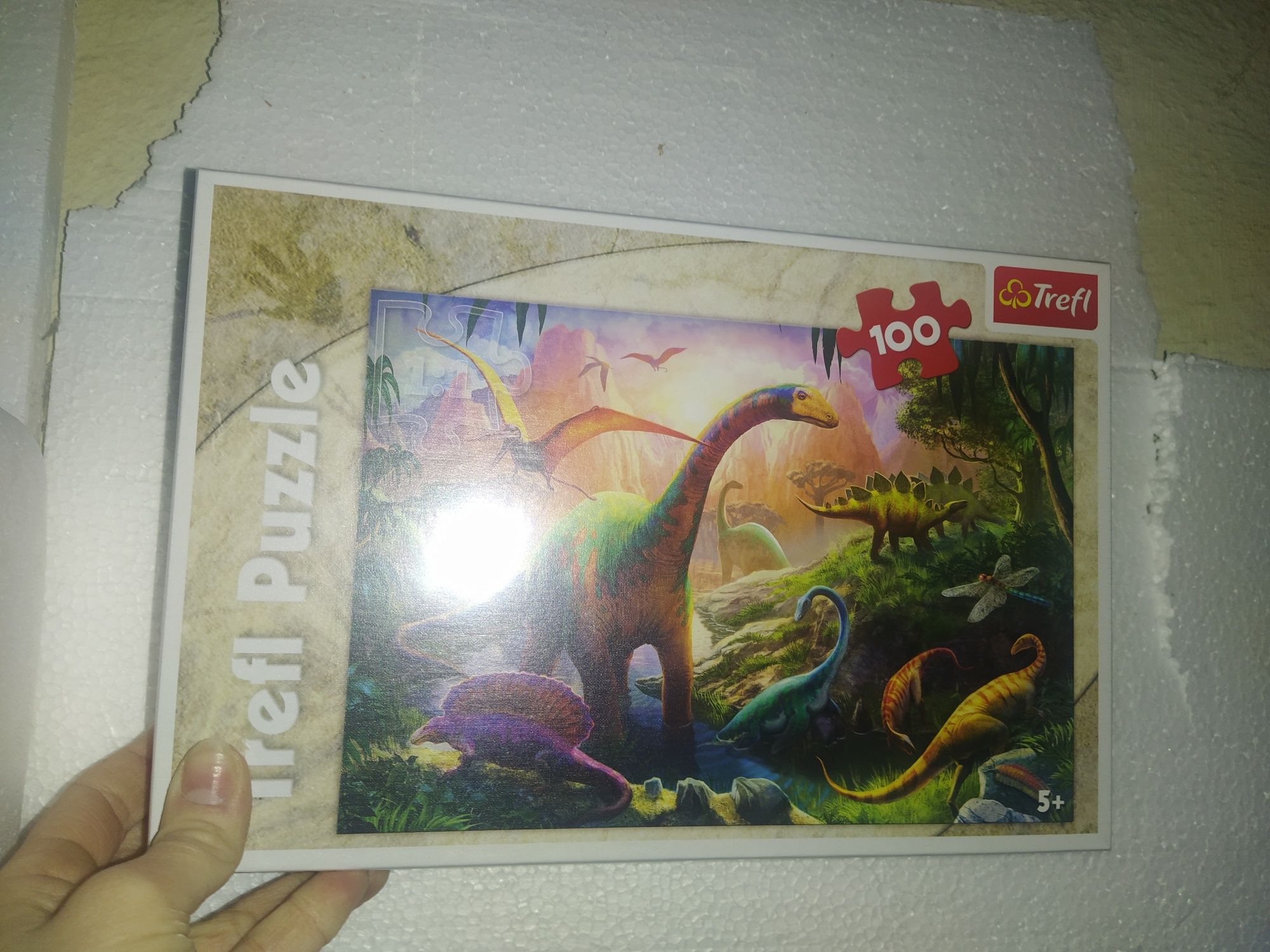 NOWE Puzzle dinozaury 100 elem Trefl