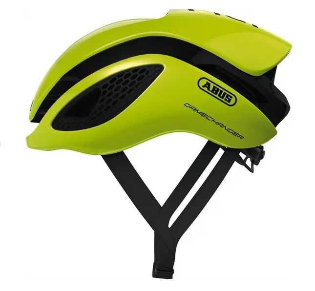 kask rowerowy Abus Gamechanger neon yellow rozmiar L (59-62)