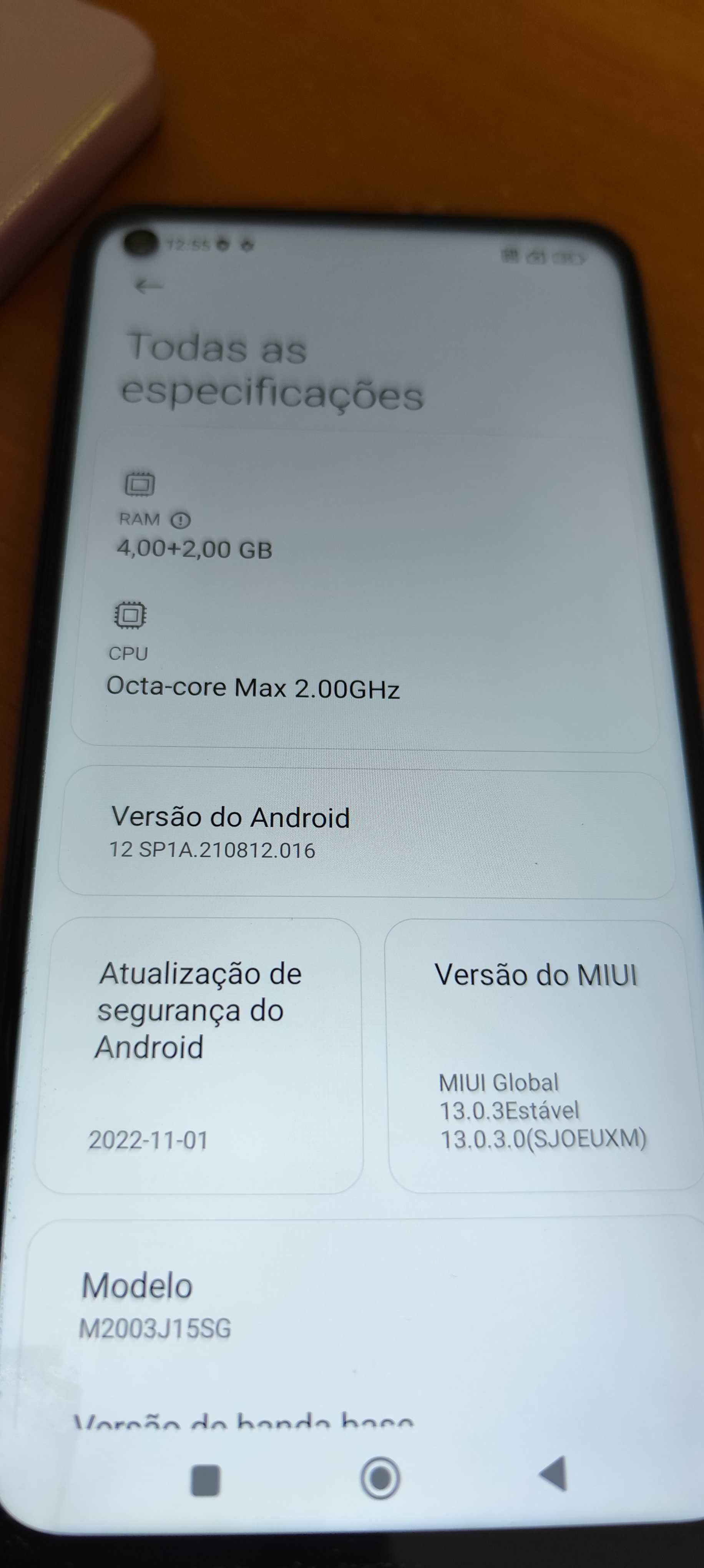 Redmi note 9, usado em bom estado