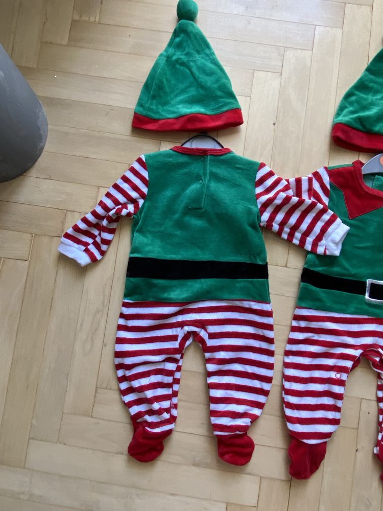 Чоловічок новорічний,костюм різдвяний Primark, для двійнят,близнюків