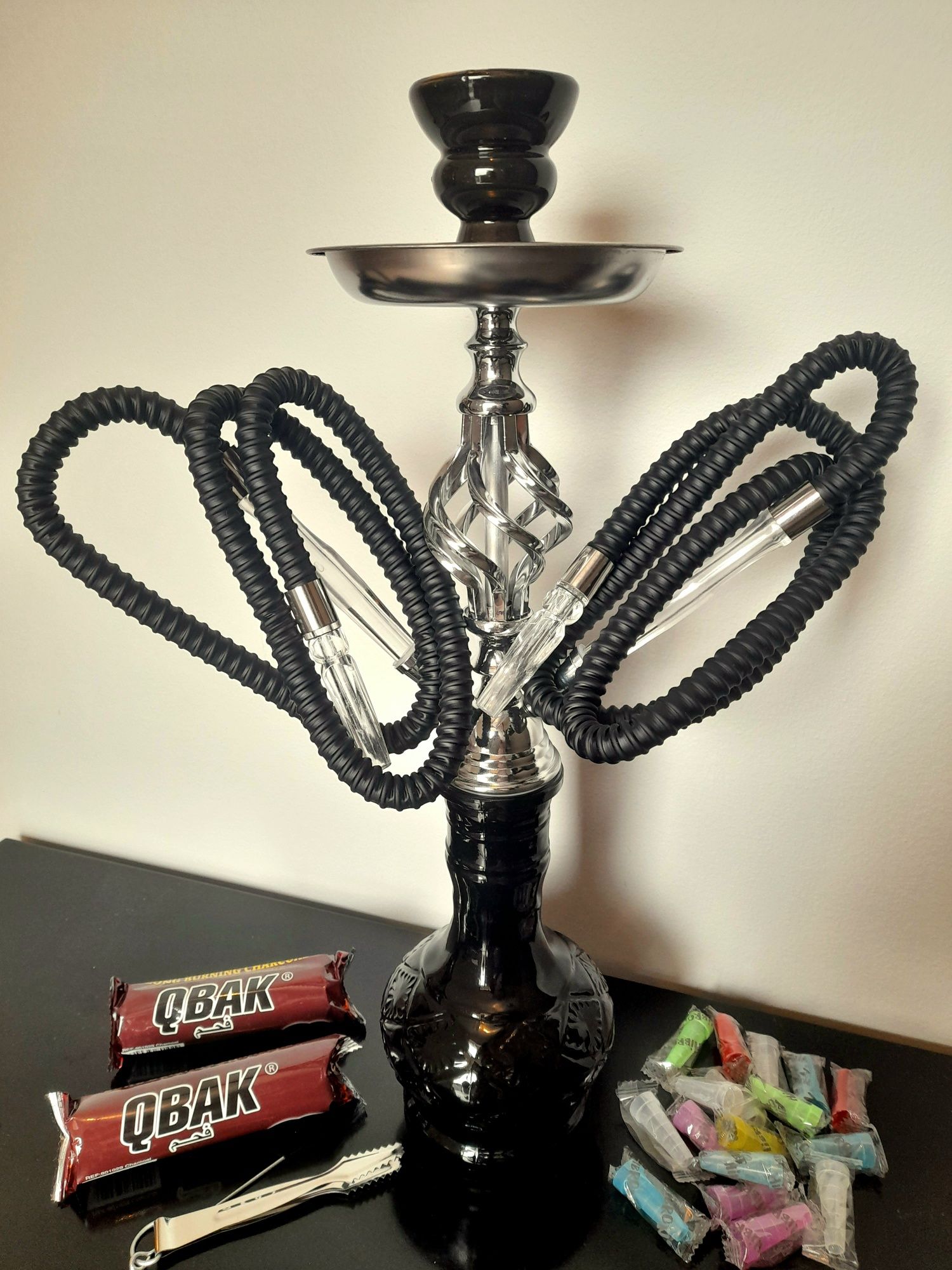 Shisha Nova 45cm com 2 Mangueiras • Pack TOP