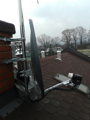 Montaż anten tv dvb-t, satelitarnych.