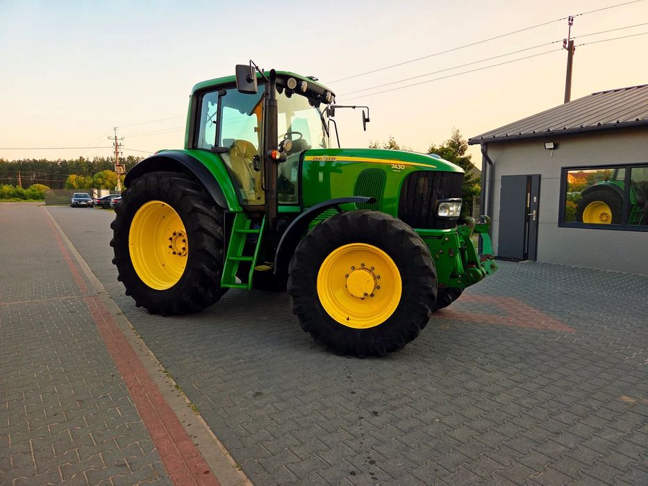 John Deere 7430 PREMIUM 7530 6930 6210 6190 6175  Świeżo Sprowadzony JOHN DEERE 7430 PREMIUM BARDZO ŁADNY 7530