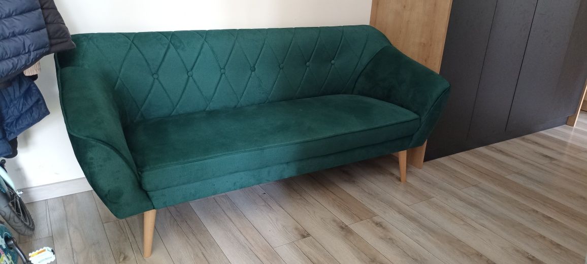 Sofa zieleń butelkowa