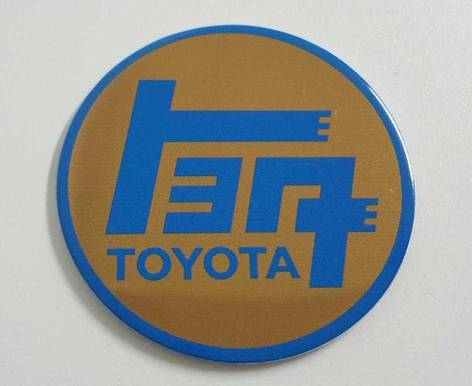 4 centros para jante, kit completo pronto a aplicar TOYOTA TEQ TEAM