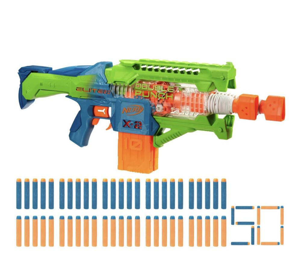 Hasbro Nerf Elite 2.0 Double Punch + strzałki