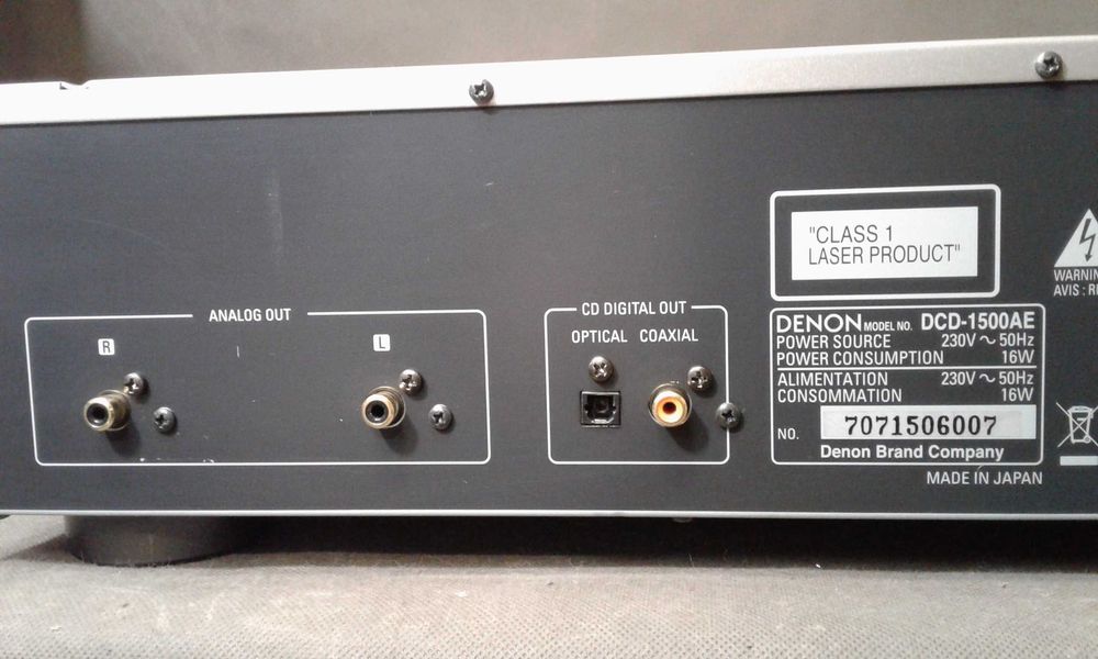 DENON DCD-1500AE,odtwarzacz cd