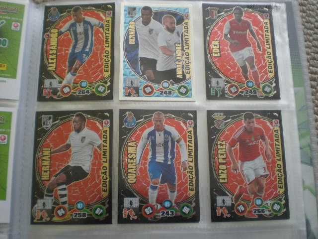 cadernetas Futebol Brasil Sporting Eusébio EURO2008 cartas Adrenalyn