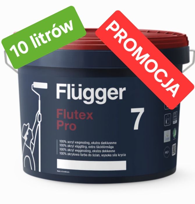Flugger Flutex Pro 7 10l. czysta biel