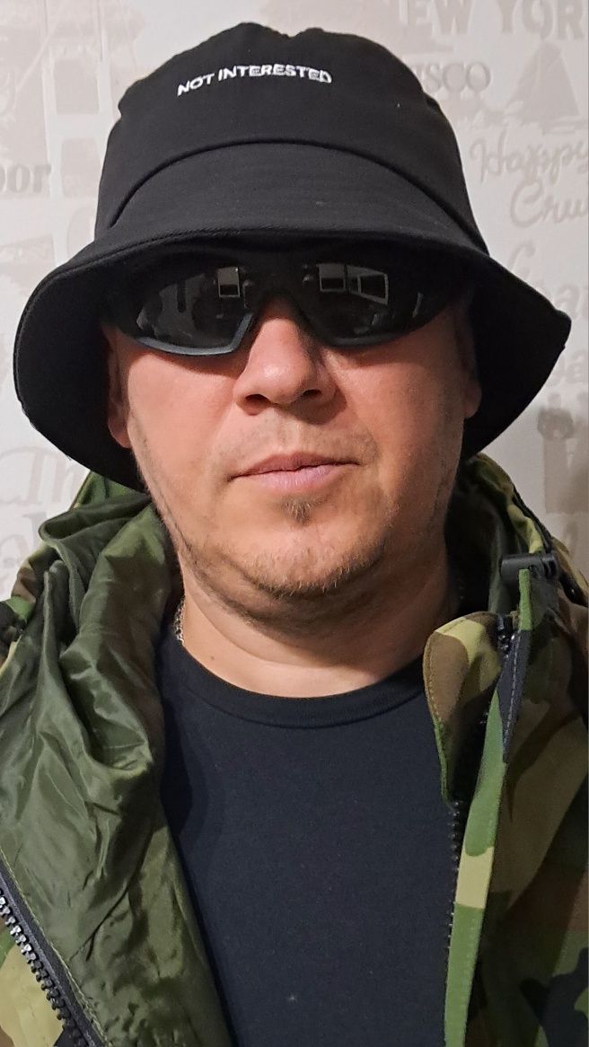 Панама мужская чёрная
