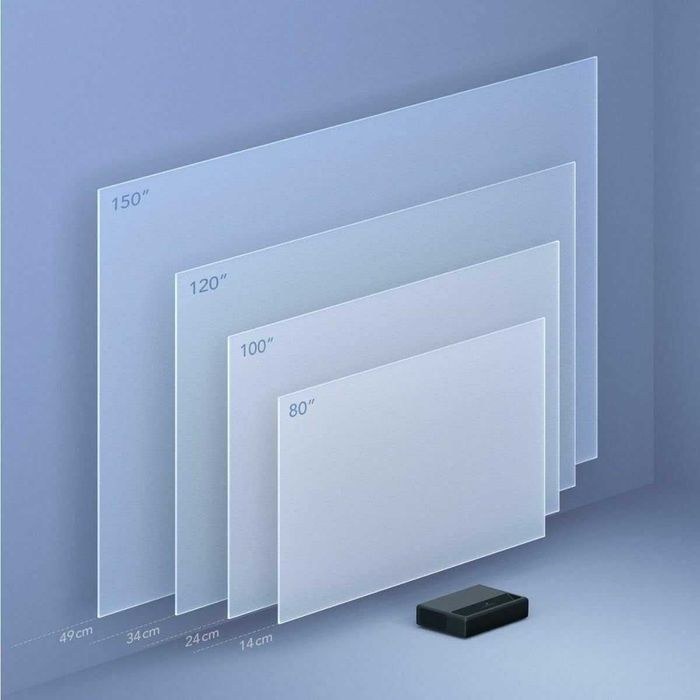 Wynajem Projektora Krótkoogniskowego Xiaomi 4K 150" 24/7 - Bez kaucji!