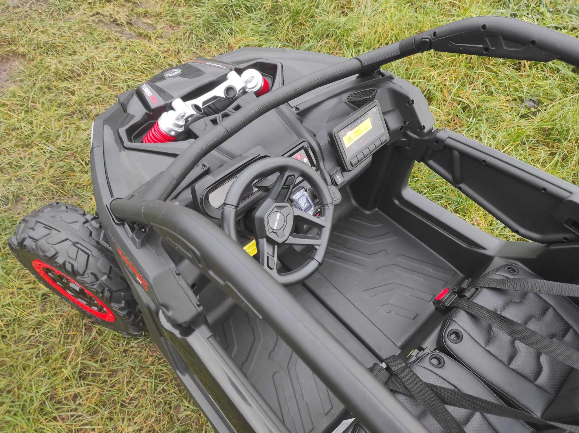 Pojazd Buggy CAN-AM Maverick 3 Turbo RR Czarny 4x200w