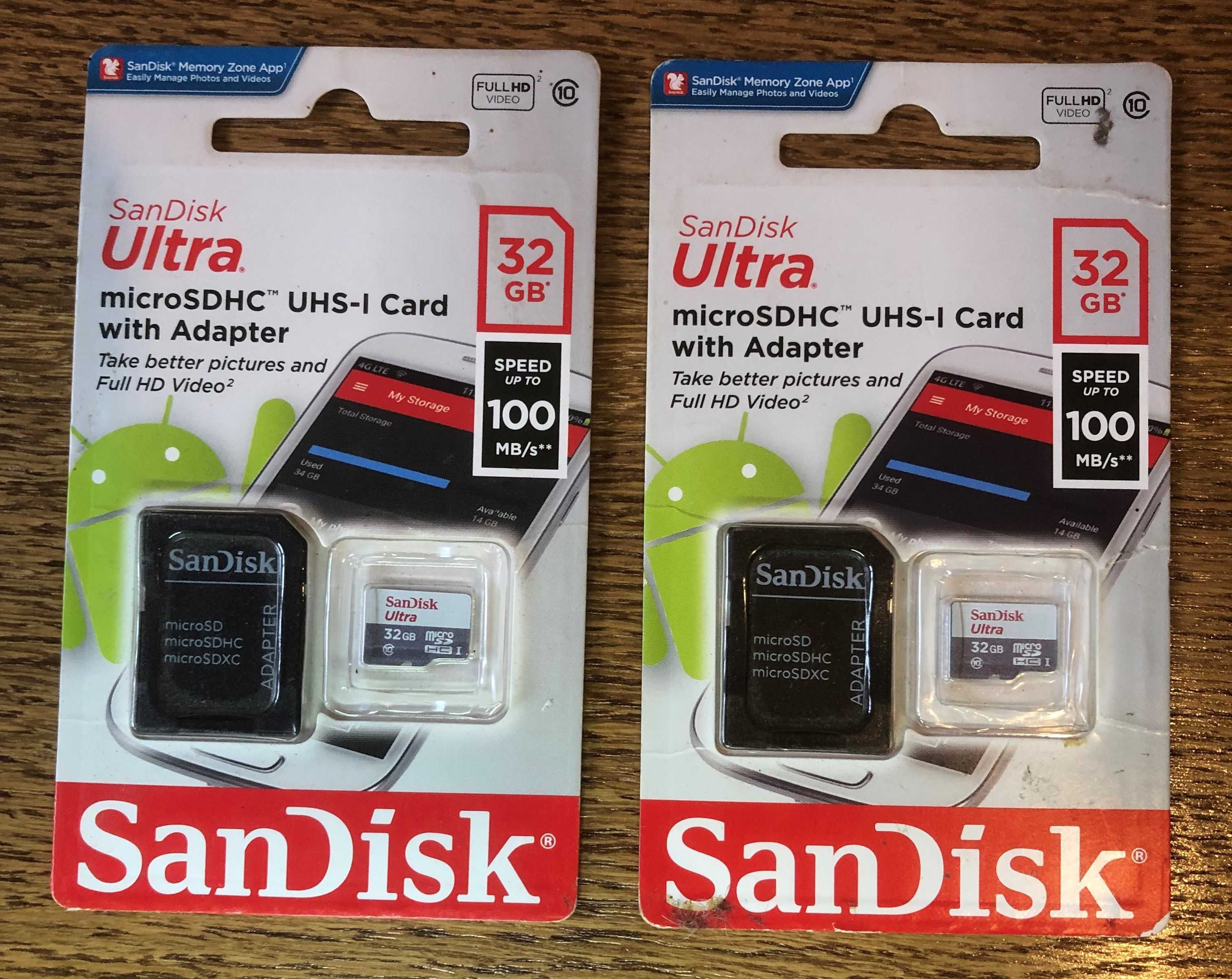 Карта пам'яті SanDisk Ultra  32GB micro SD class 10  Оригинал