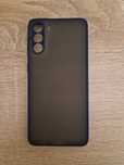 Etui Vennus Color Button Bumper do Samsung Galaxy S21 Plus Granatowy