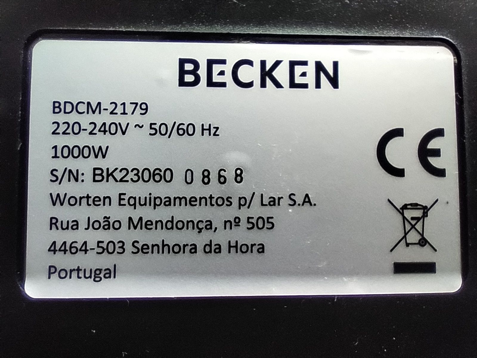 Máquina de café de filtro VENDO O COPO casa quarto apartamento vivenda