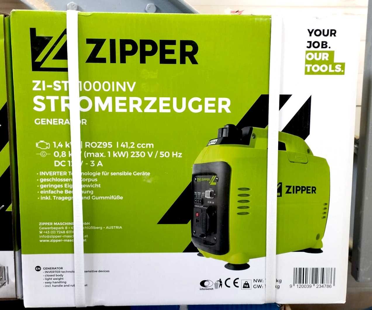 AGREGAT prądotwórczy inwerterowy ZIPPER 1kW 230V