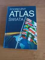 Atlas świata. Niedużych rozmiarów.