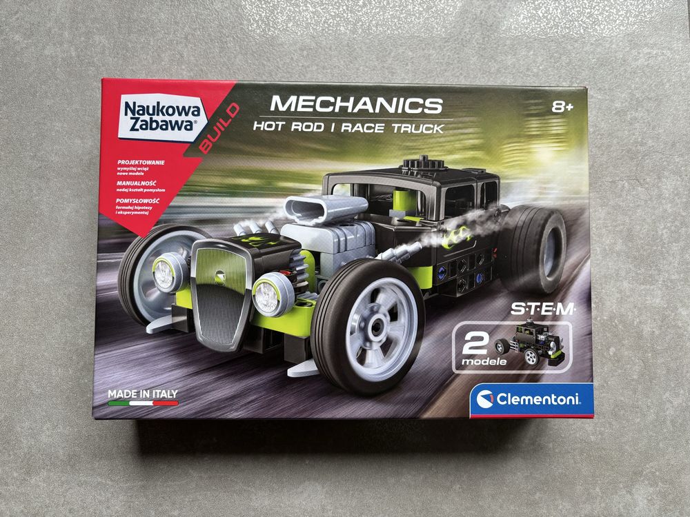 Clementoni hot rod race truck klocki