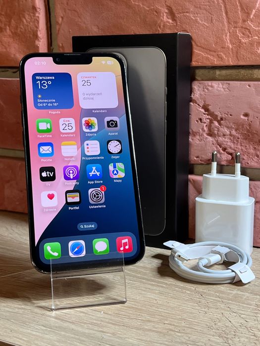 Grafitowy iPhone 13 Pro 128GB bateria 100%