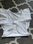 Zara body białe koszulka T-shirt dziewczynka odkryte plecy 140