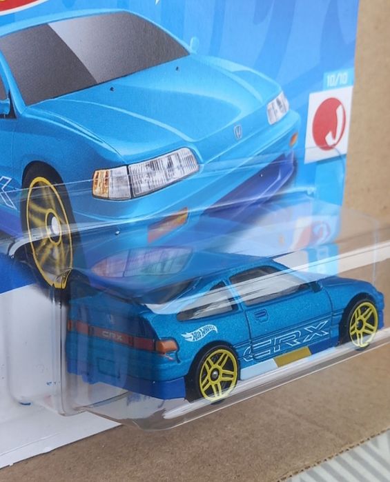 Conjunto 2 - 88 honda cr-x hot wheels
