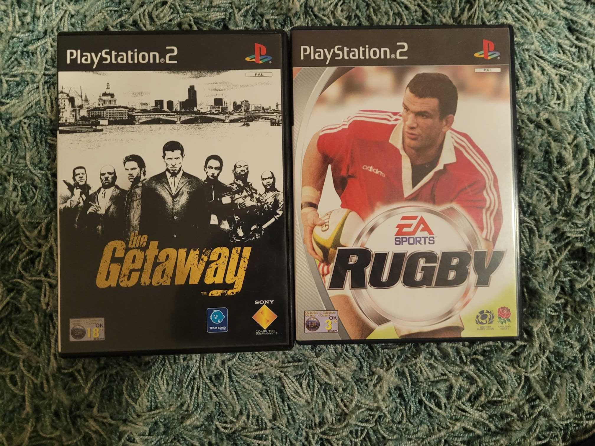 2 Jogos Ps2 - Pes6/Rugby