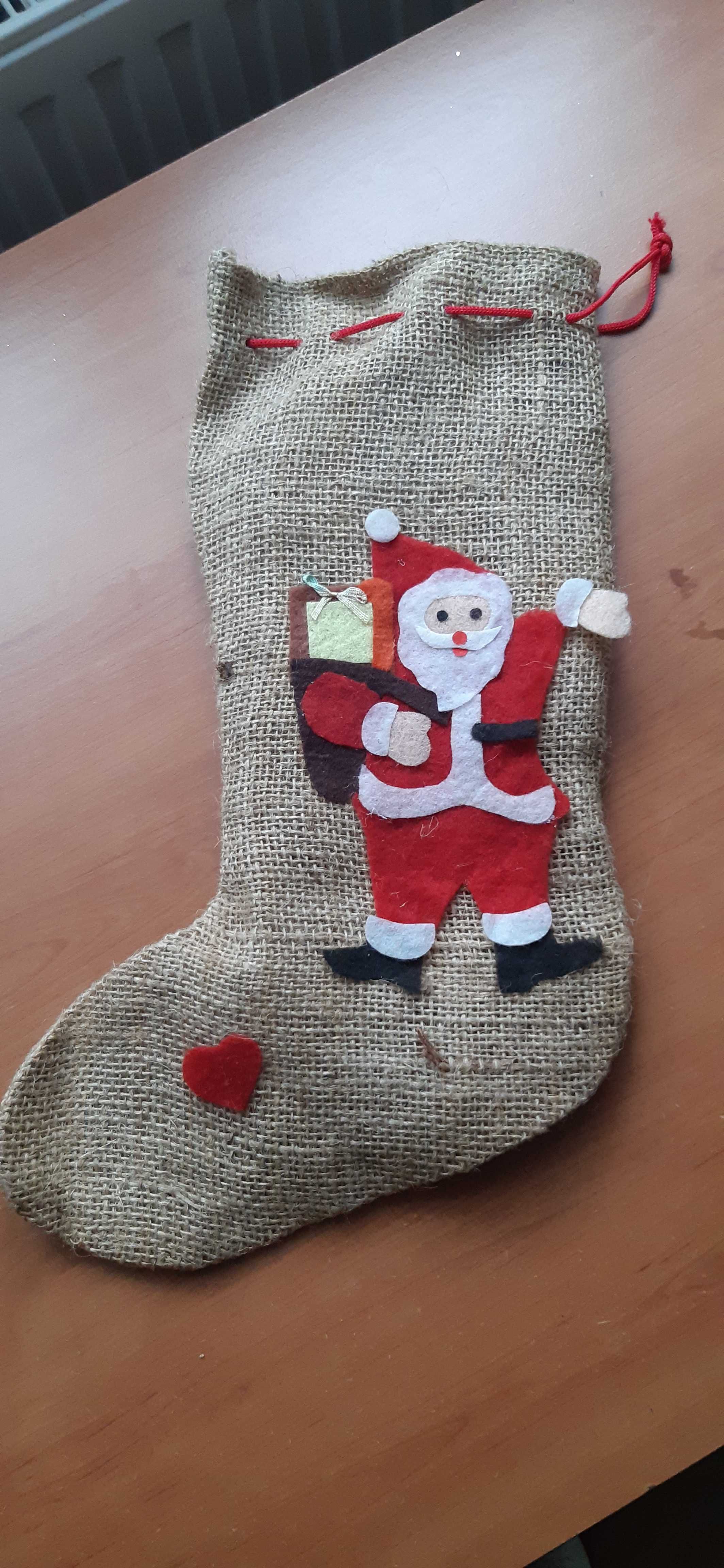 Torebka z Mikolajem na prezent