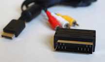 Cabo PS2 e PS3 com fixa scart