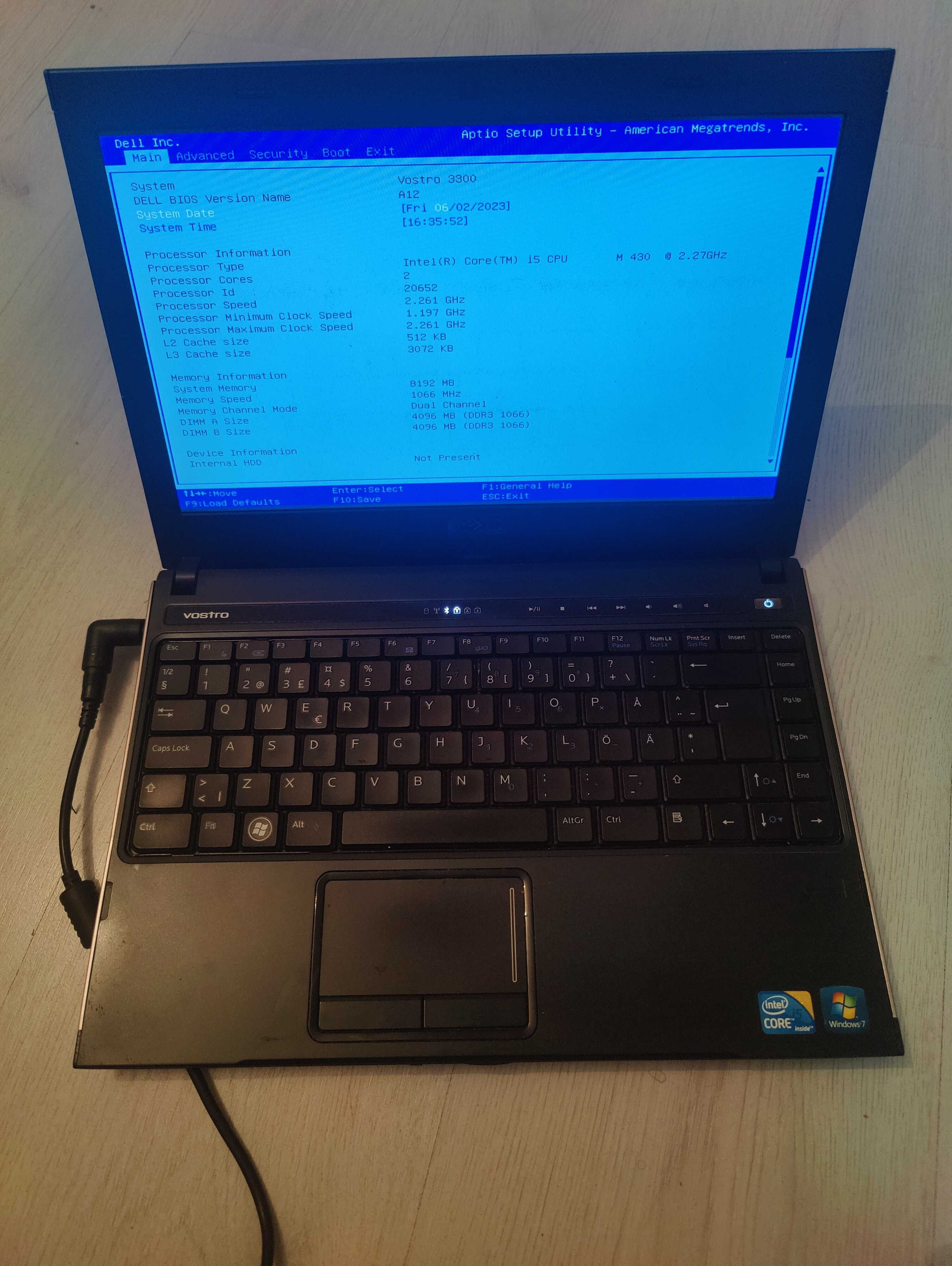 Dell vostro 3300 без зарядки