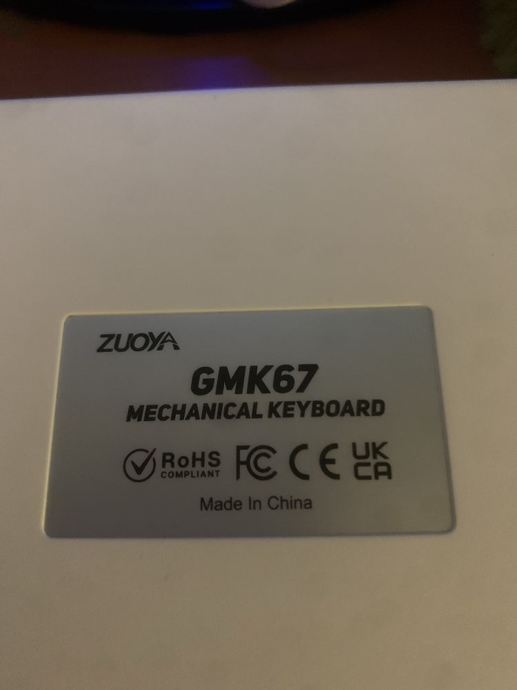 Кастомная  механическая клавиатура на базе zuoya gmk67