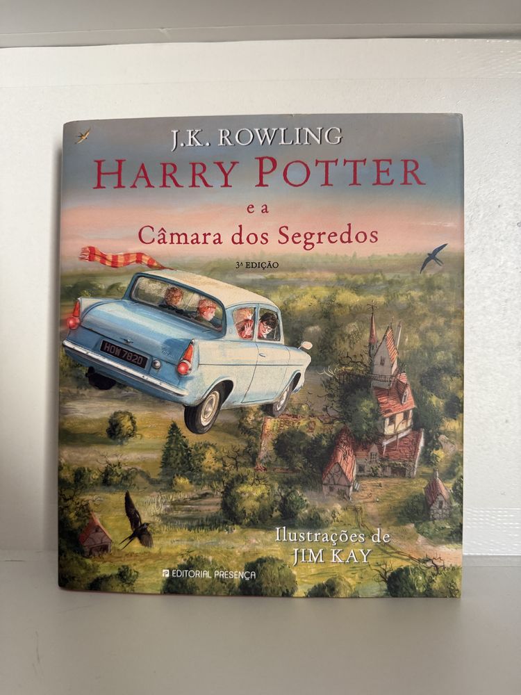 Livro Harry Potter e a Camara dos Segredos ilustrado