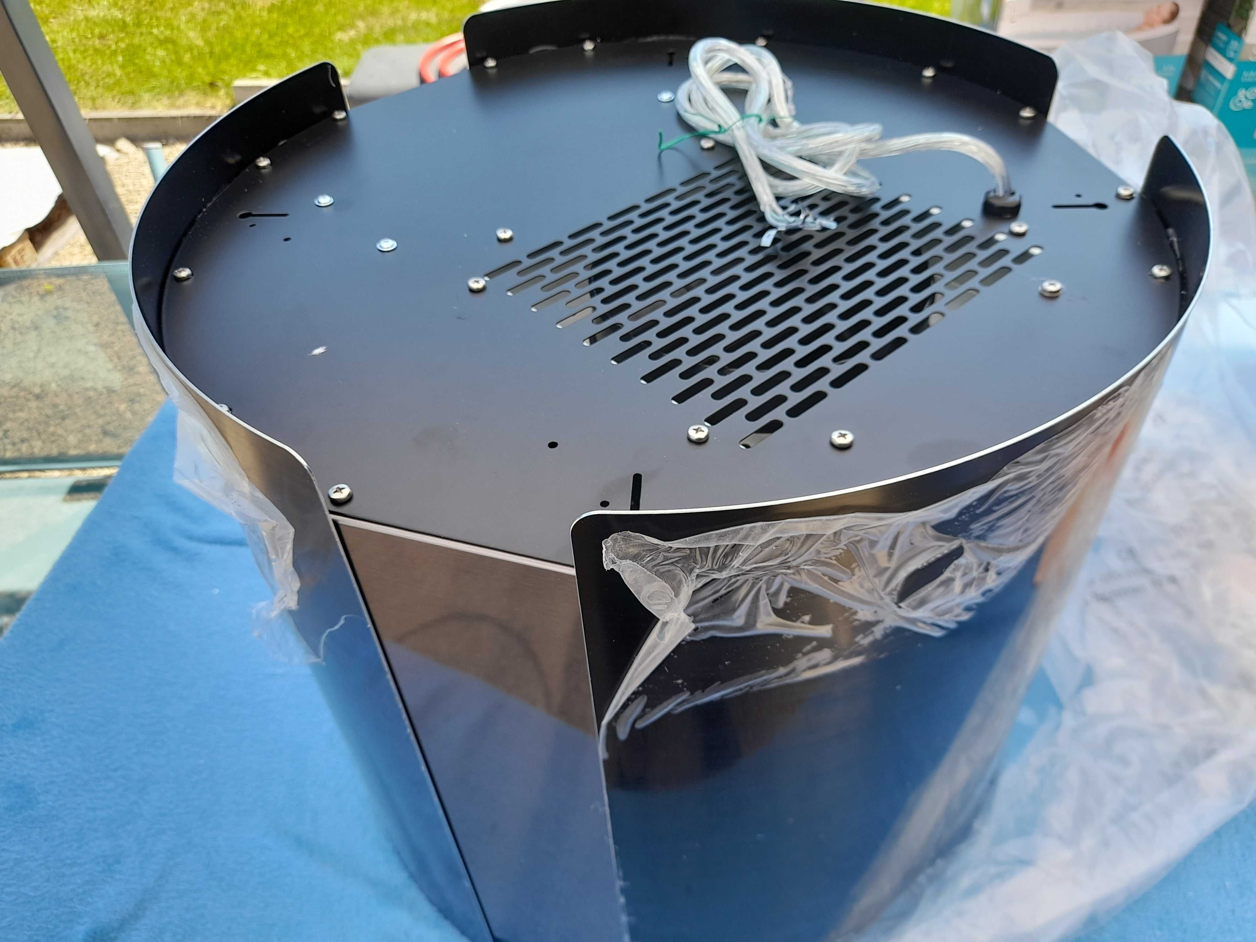 Okap kuchenny wyspowy z wkładami węglowymi  Skyfall Smart Nowy