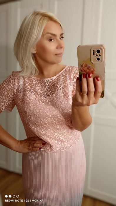 Świetna cieniowana sukienka molton