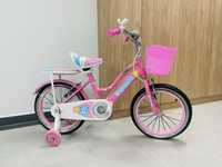 Różowy Rower dziewczęcy dziecięcy dla dziewczynki koła 16 cali