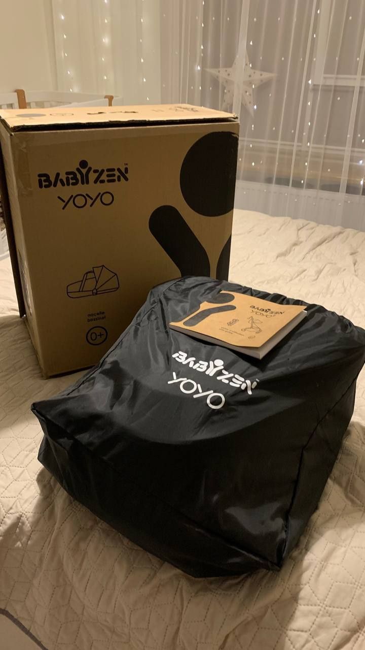 Люлька babyzen yoyo bassinet (stone/сірий)