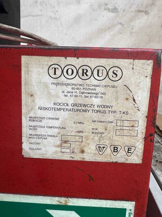 Kocioł grzewczy wodny TORUS T-KS (gazowy/olejowy)