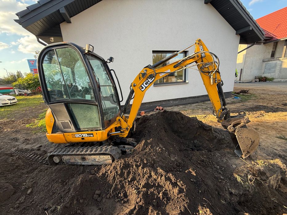 Minikoparka JCB 8018 cts 2015 rok 1.8t