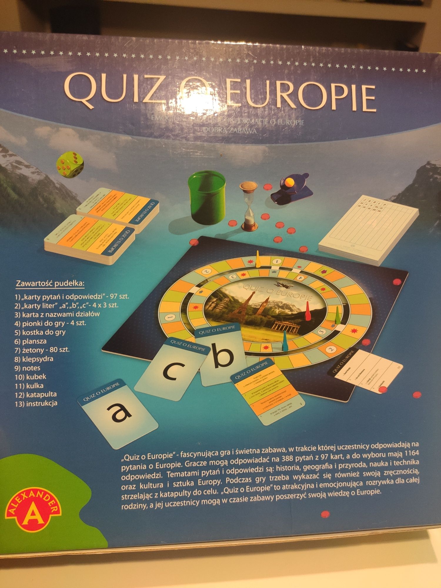 Gra Quiz o Europie