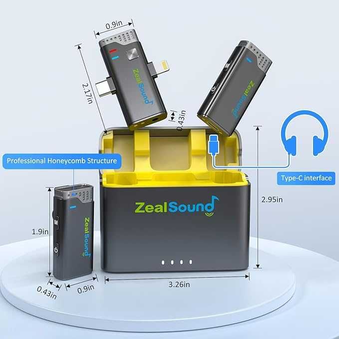 Mikrofon krawatowy ZealSound