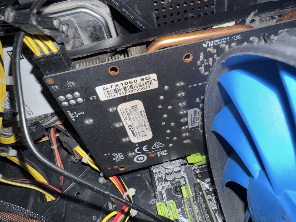 Продам видеокарту Nvidia GTX 1060 6GB