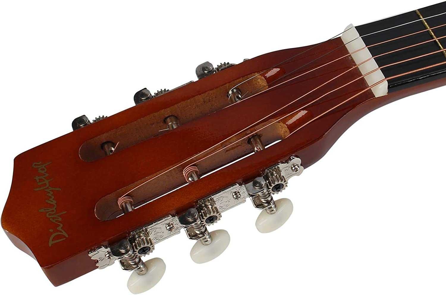 Guitarra acústica de 98 polegadas, para principiantes (castanho)